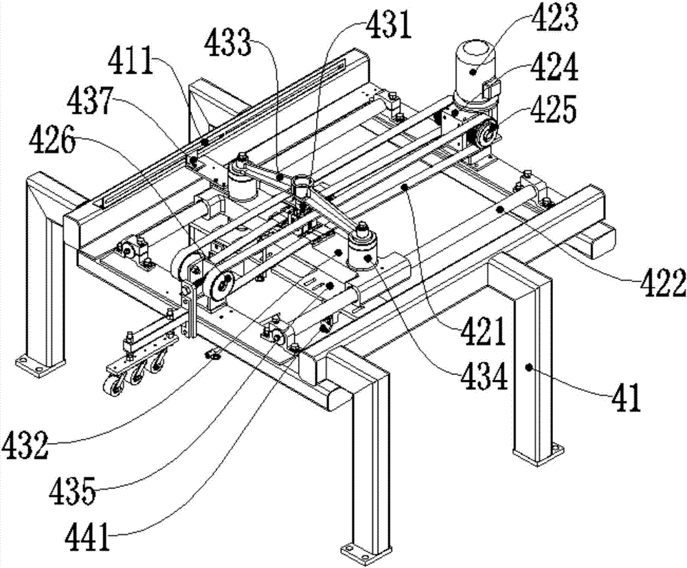 Ceramic edge cutting machine with automatic correction device