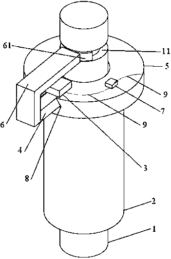 Linear generator having clamping locking function