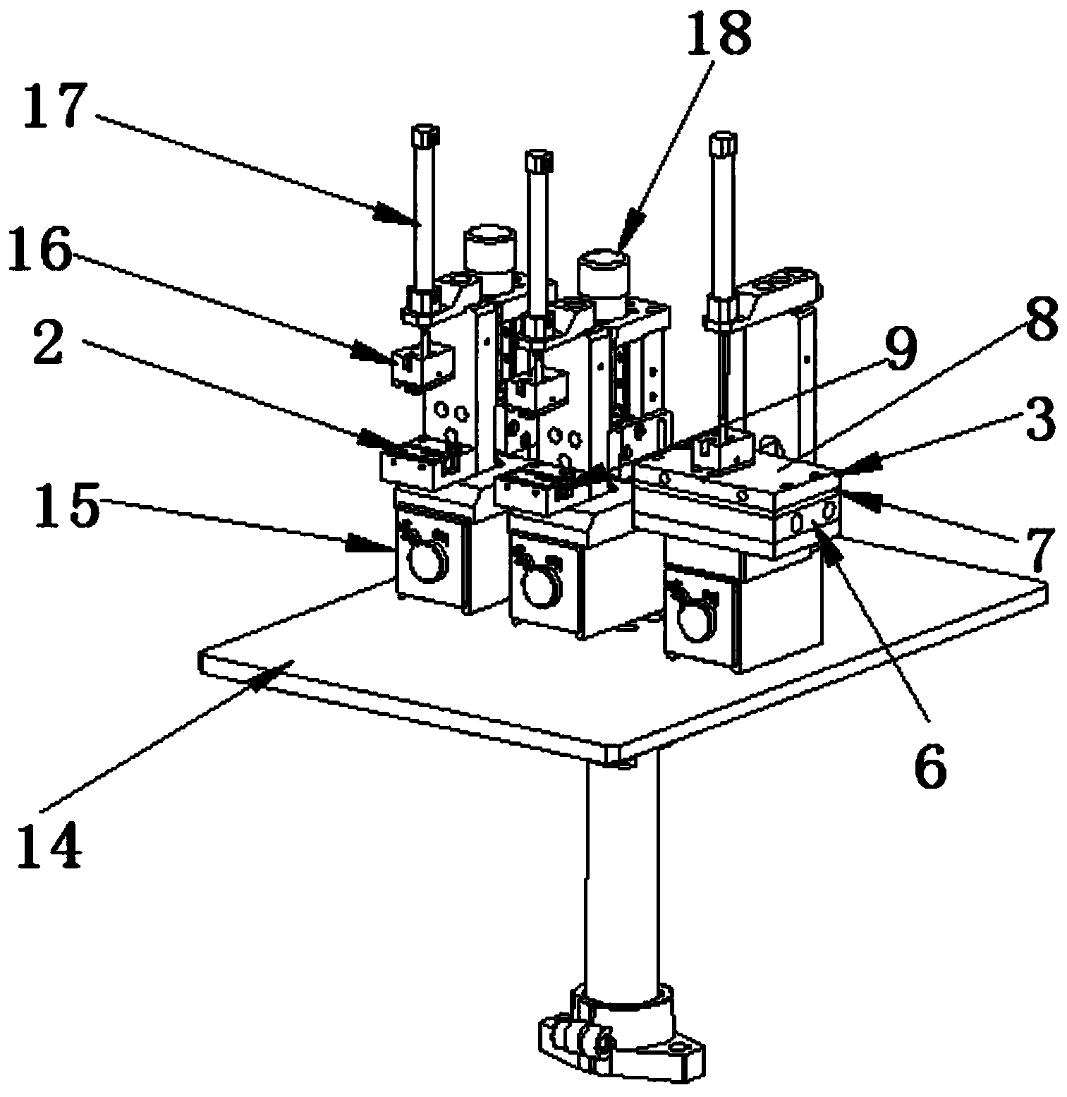 Refrigeration chip type heat pipe performance testing device