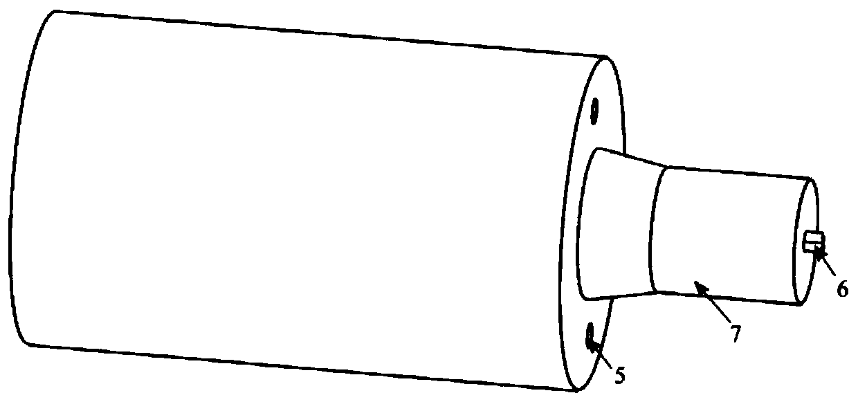 Total temperature probe device with high precision and low self-loss