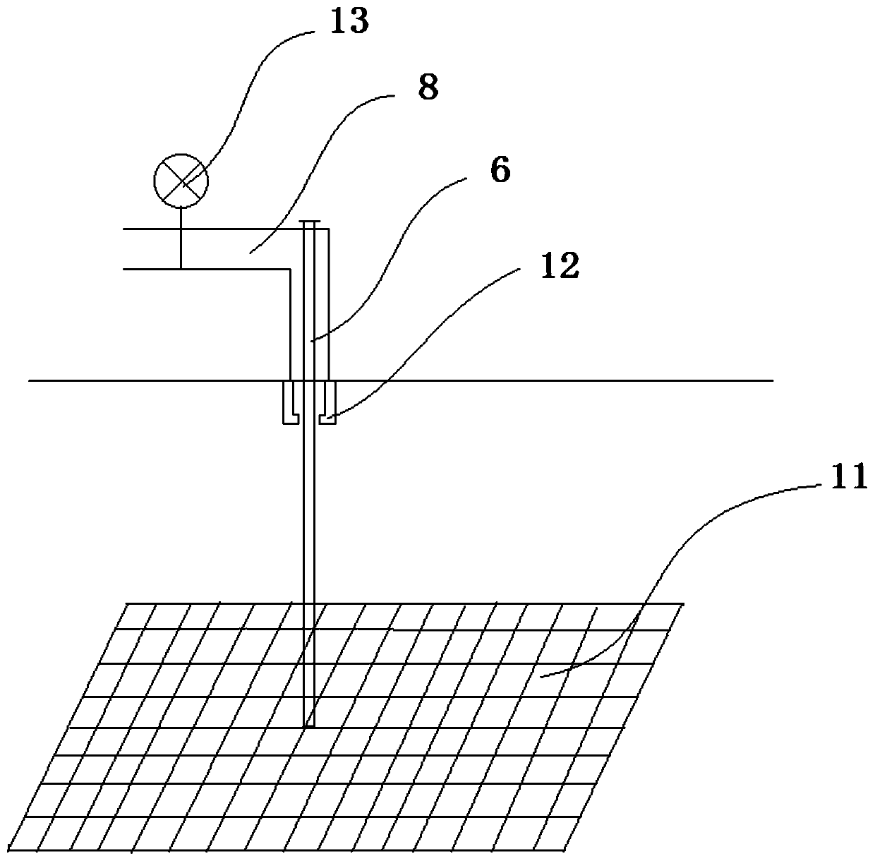 Low-temperature concentration treatment device for high-salinity wastewater