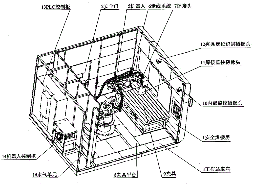 Robot welding monitoring system