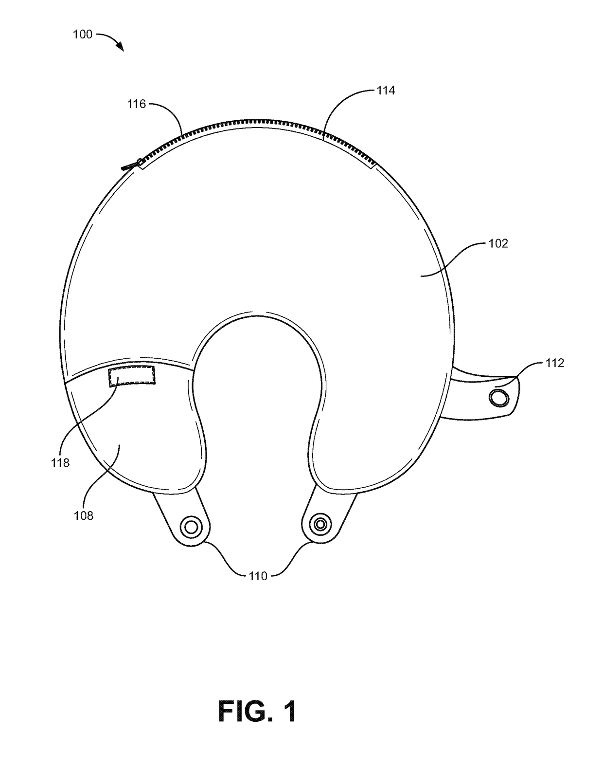 Neck pillowcase