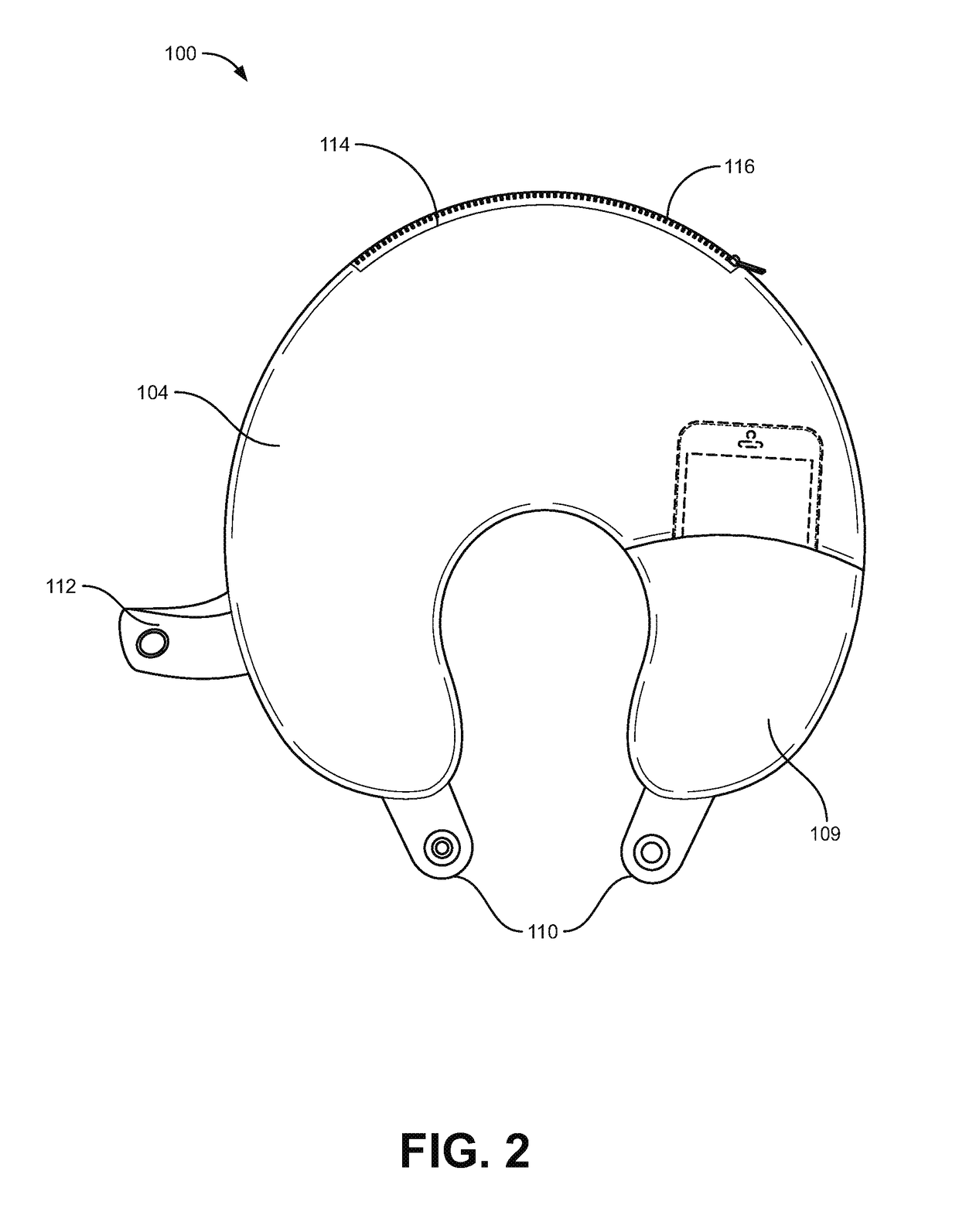 Neck pillowcase