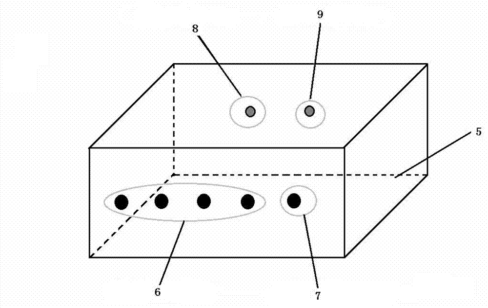 Metal-surface wall thickness detector with probes distributed in matrix mode and measurement method thereof