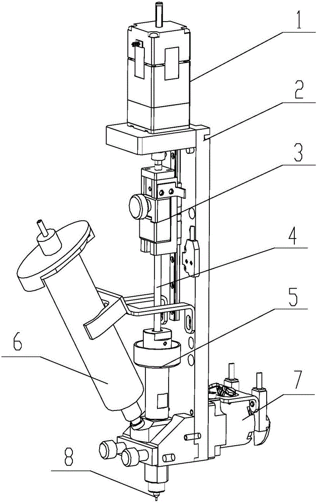 Gluing device and gluing method thereof