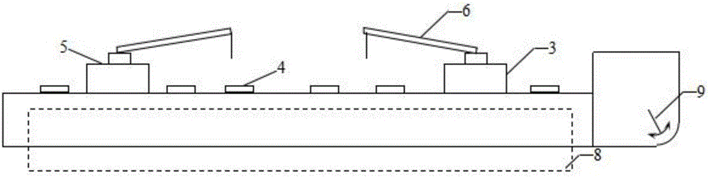 Self-propelled carrying and installing all-in-one ship for underwater tunnel immersed tubes