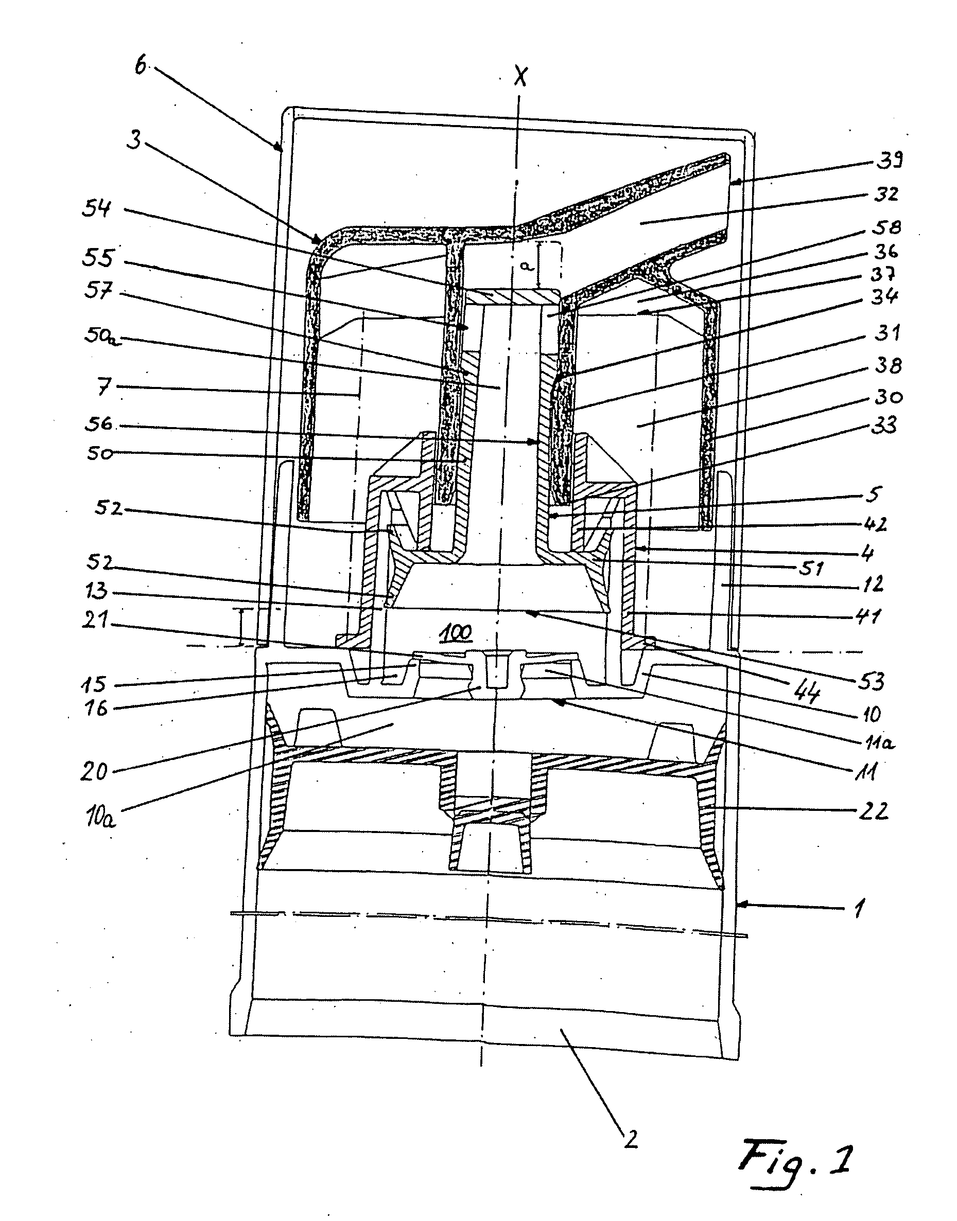 Cosmetic or dermatological preparation for use with dispenser system