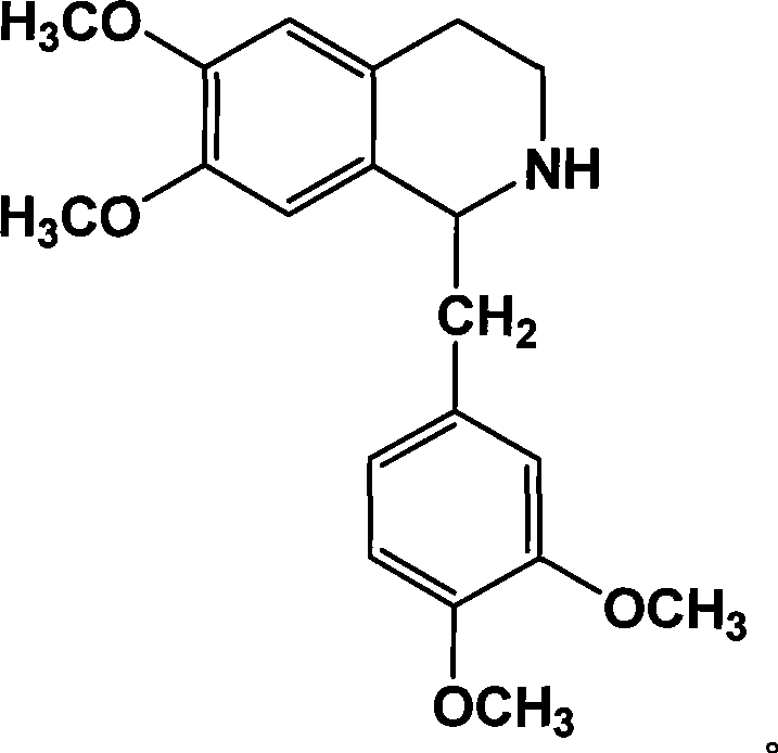 Mixed solvent crystallization resolution method for tetrahydrochysene isoquinoline racemate