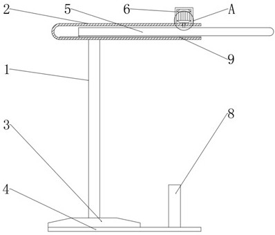 Bicycle shed for bus