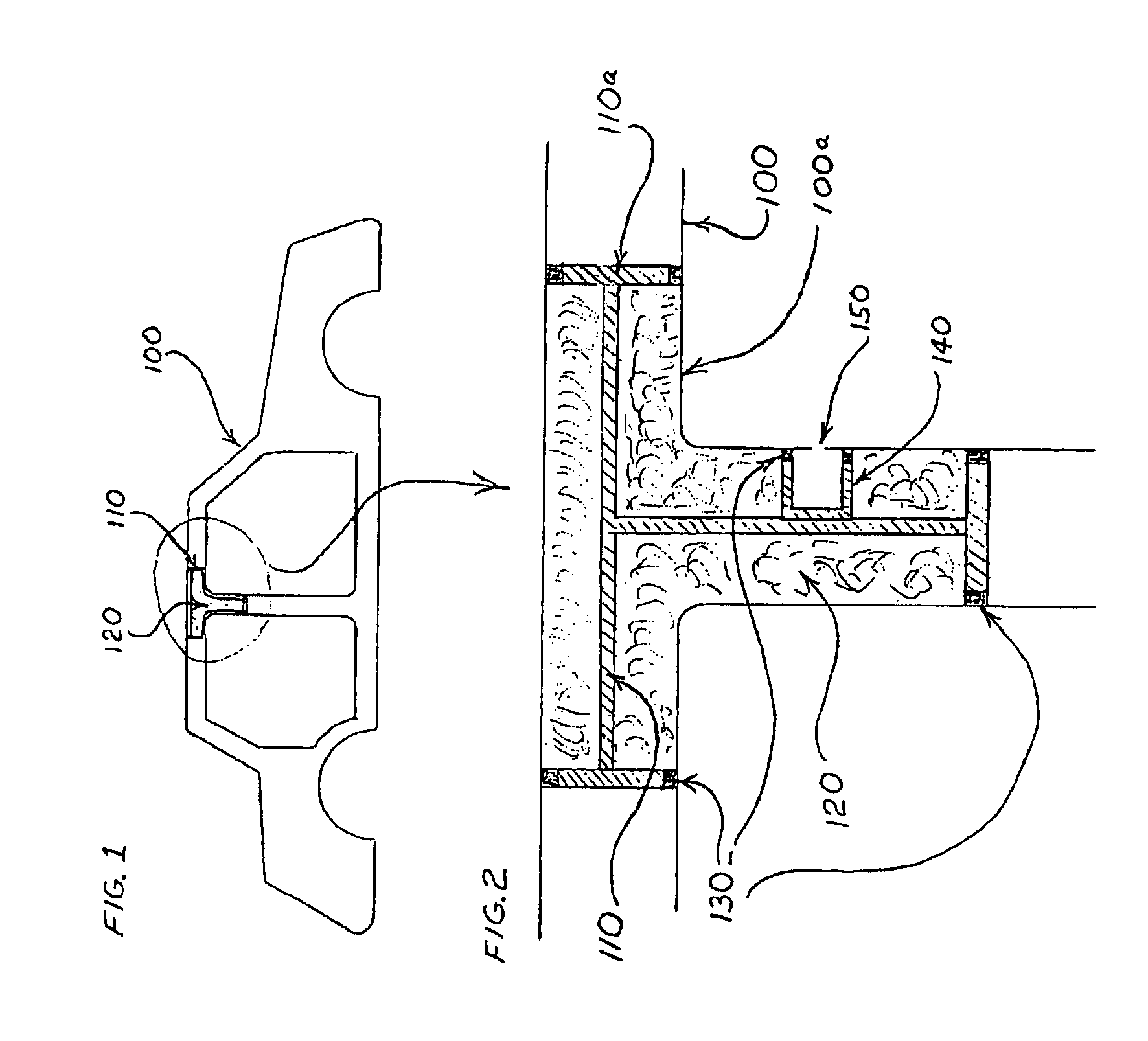 Reinforced structural body