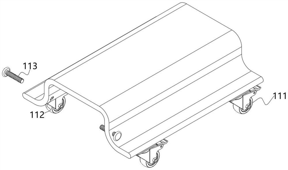 Height-adjustable tumor operation instrument storage device