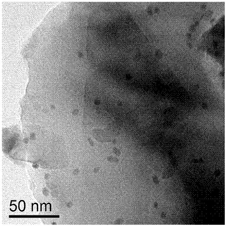 High-efficiency nano Pd catalyst used in the process of preparing oxalate through CO carbonylation and prepared by dipping-controllable reduction method