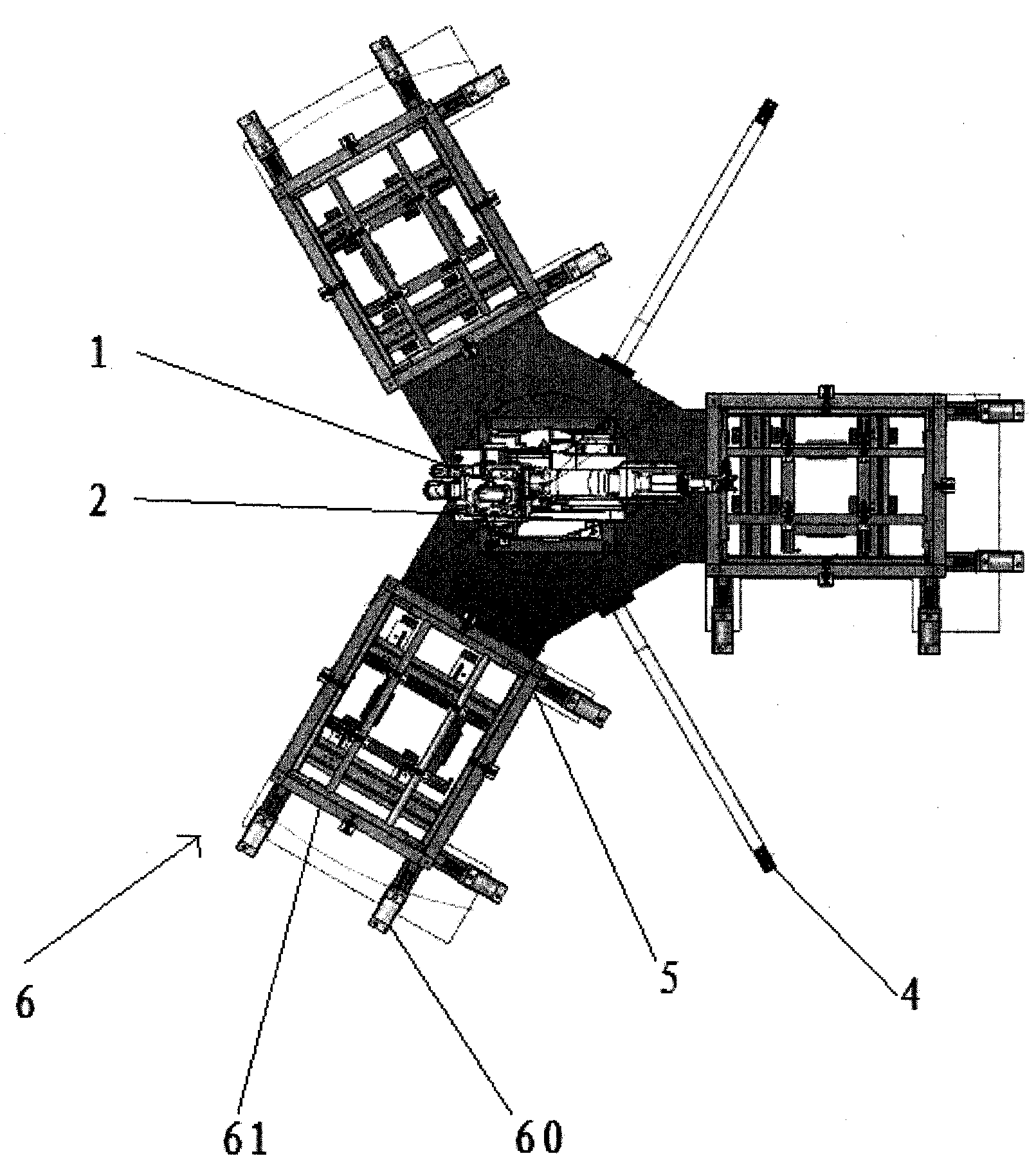 Robot welding system with continuous stations