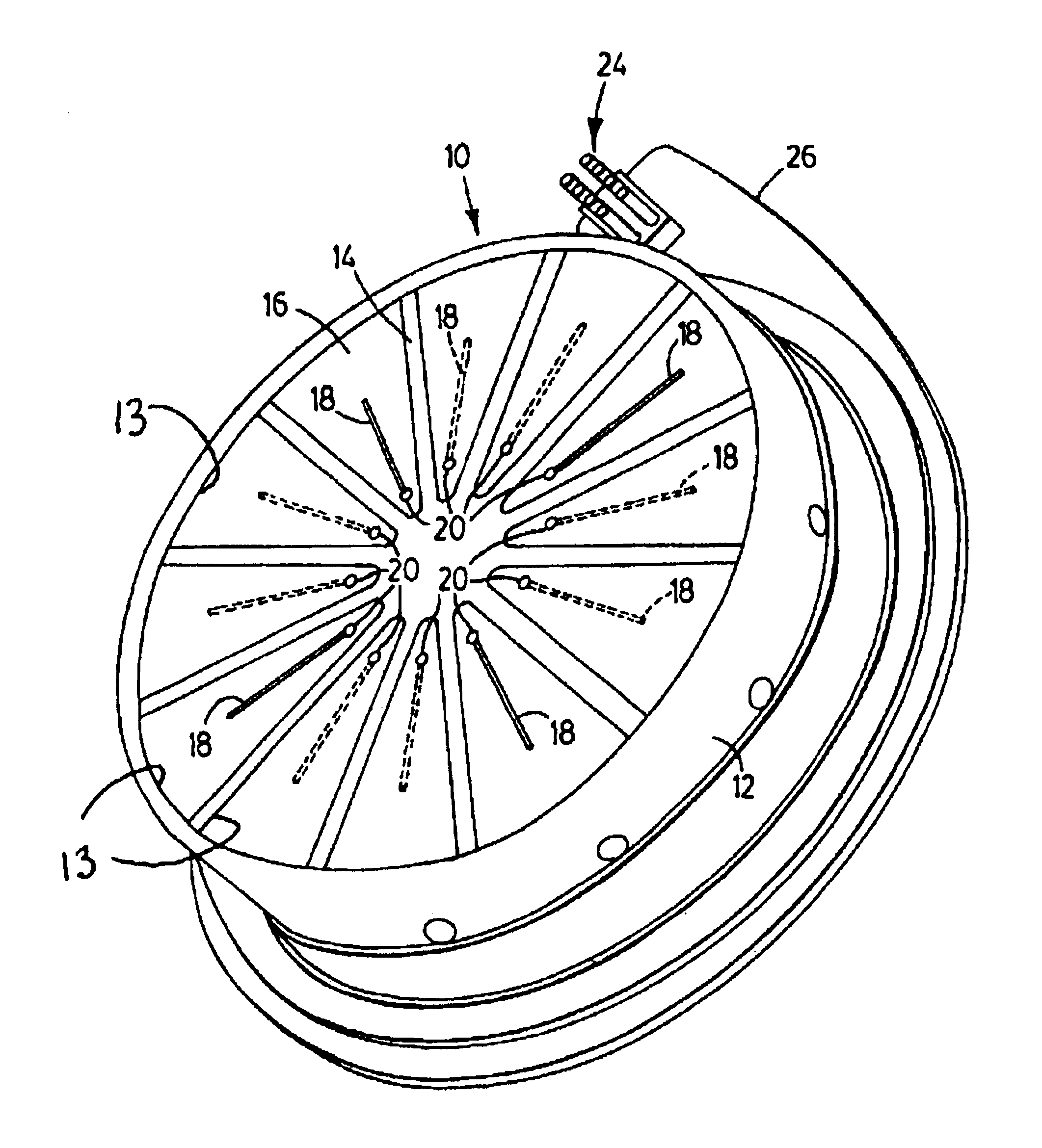 Satellite charge monitor