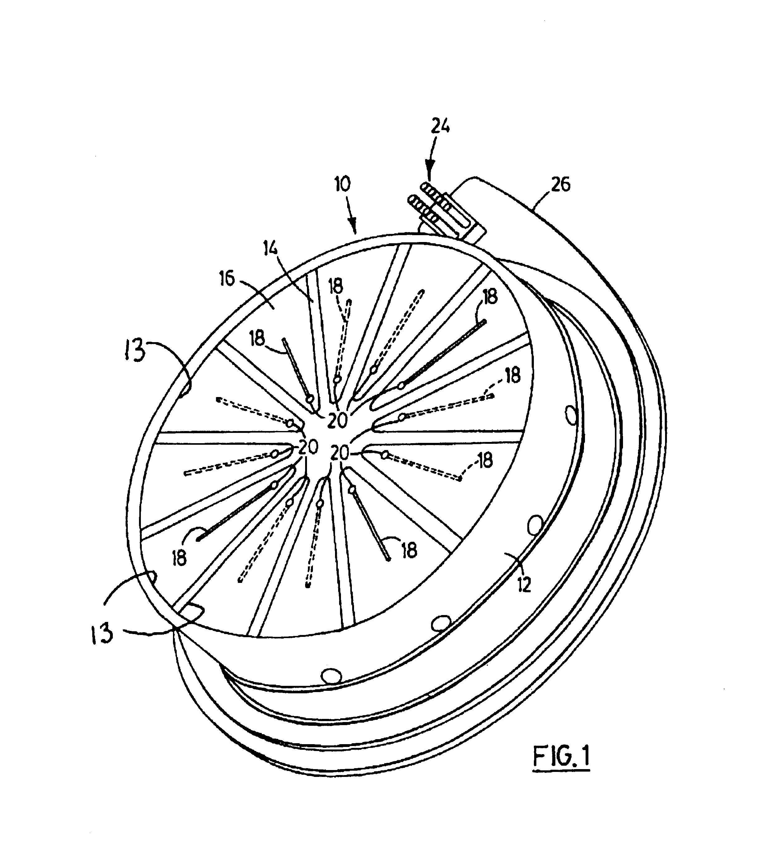 Satellite charge monitor