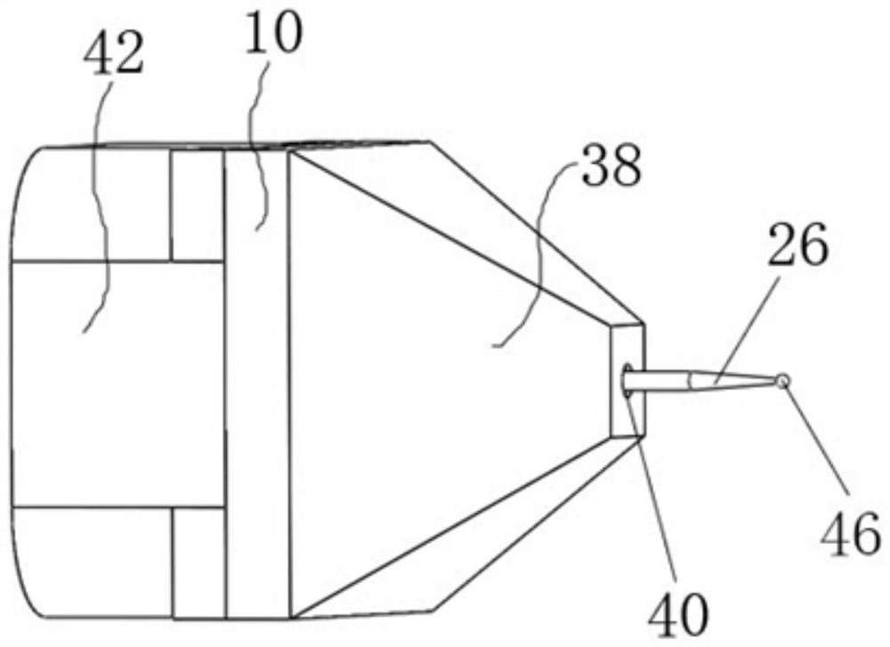 Vacuum adsorption type clamp holder based on flexible wrist structure