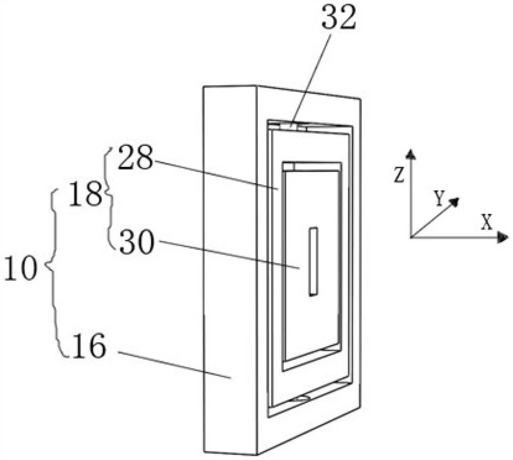 Vacuum adsorption type clamp holder based on flexible wrist structure