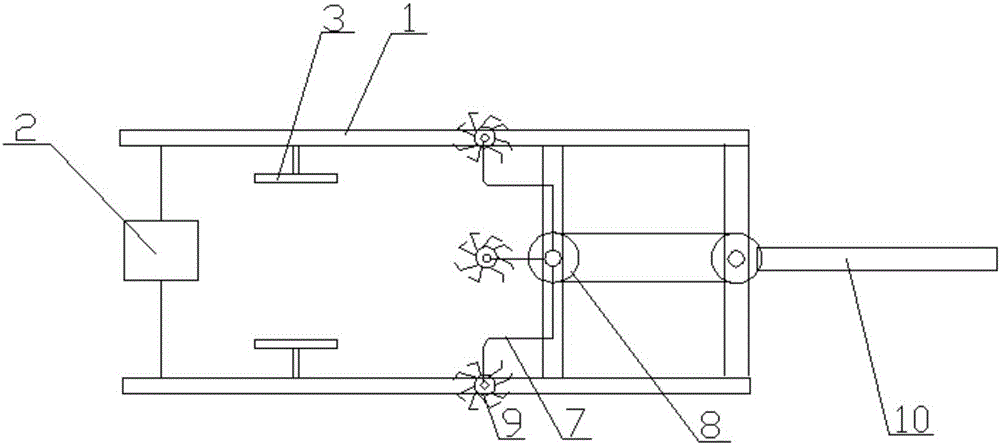 Mechanical soil loosening and weeding device