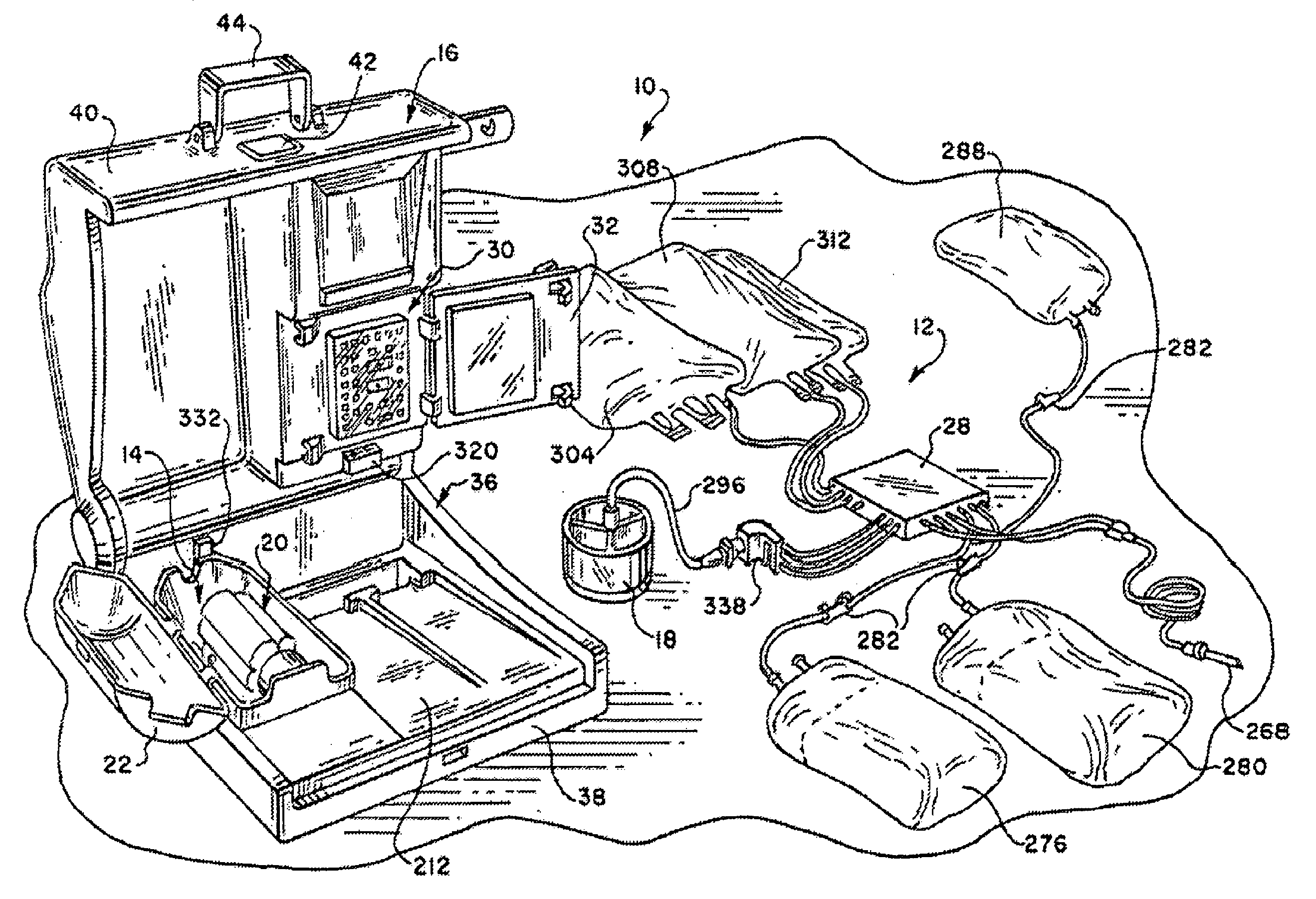 Systems and methods for mid-processing calculation of blood composition