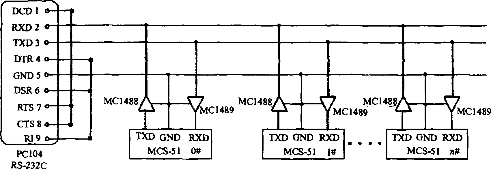 Master-salve distributed system and parallel communication method applying the same