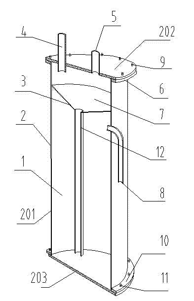 Novel automatic pipeline gas water removal device