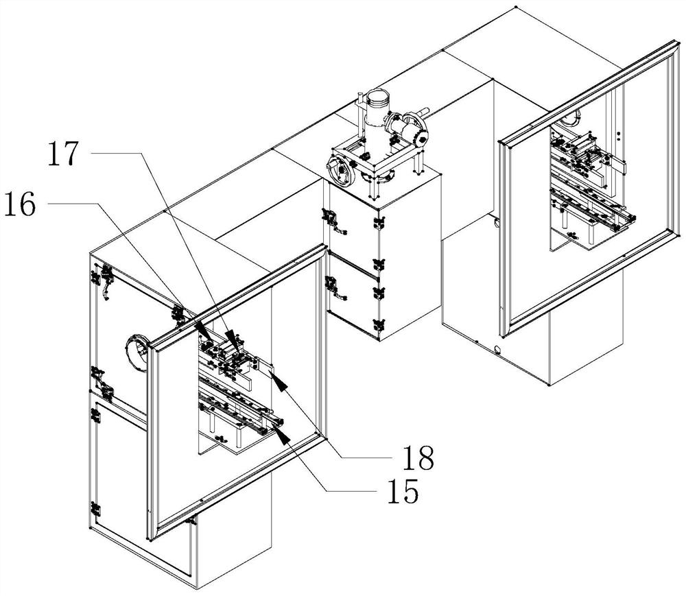 Two-in-one automatic magnetic field pressing machine