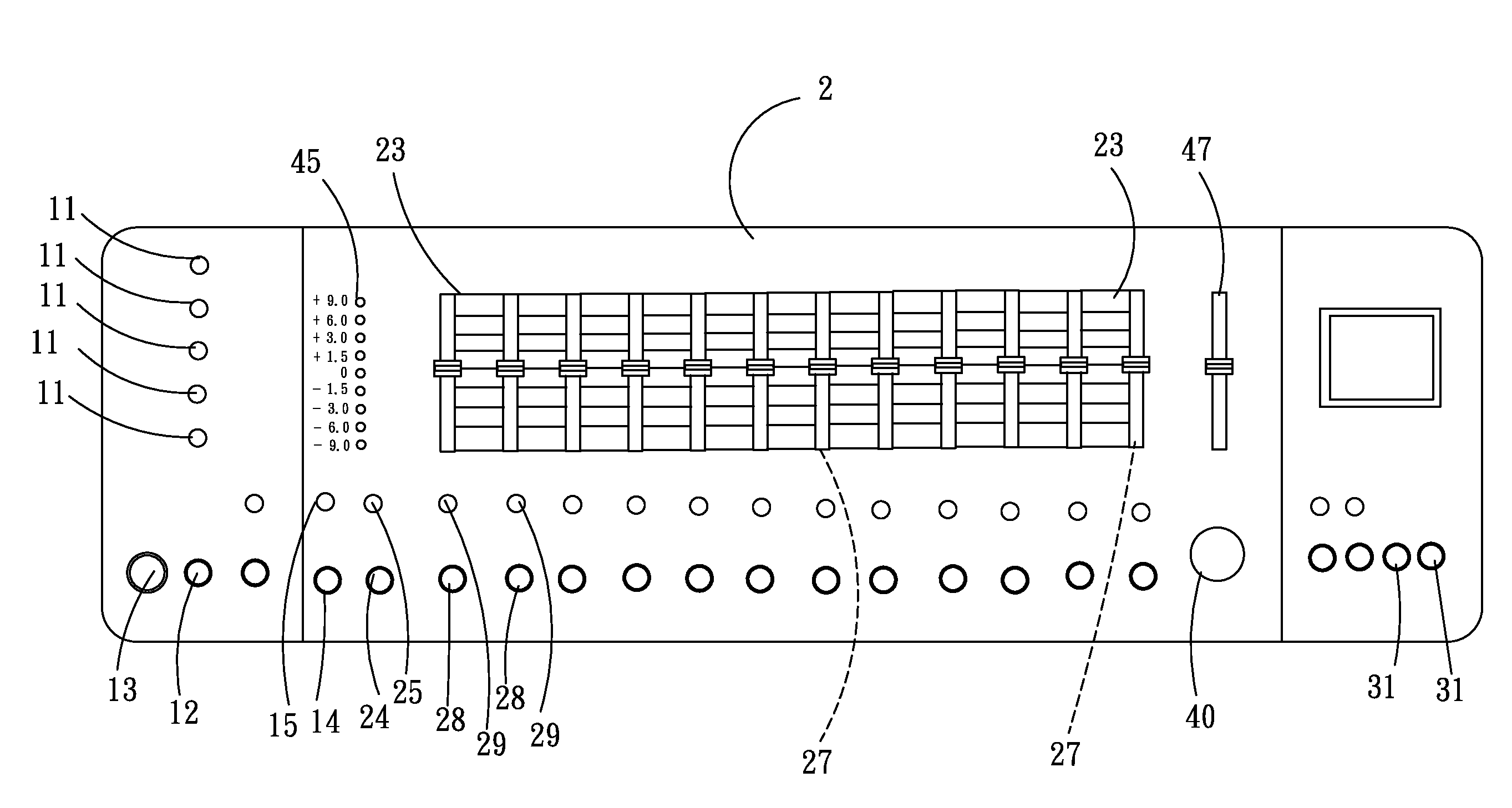 Combination equalizer and calibrator circuit assembly for audio system