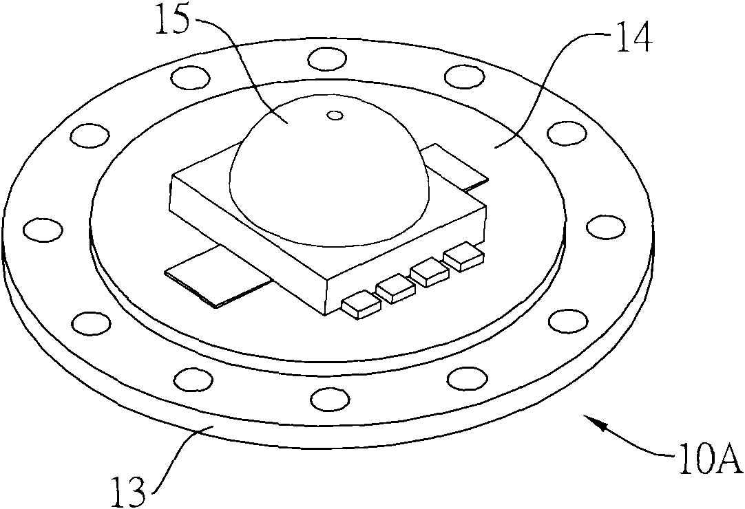 Radiating device and combination device with radiating device