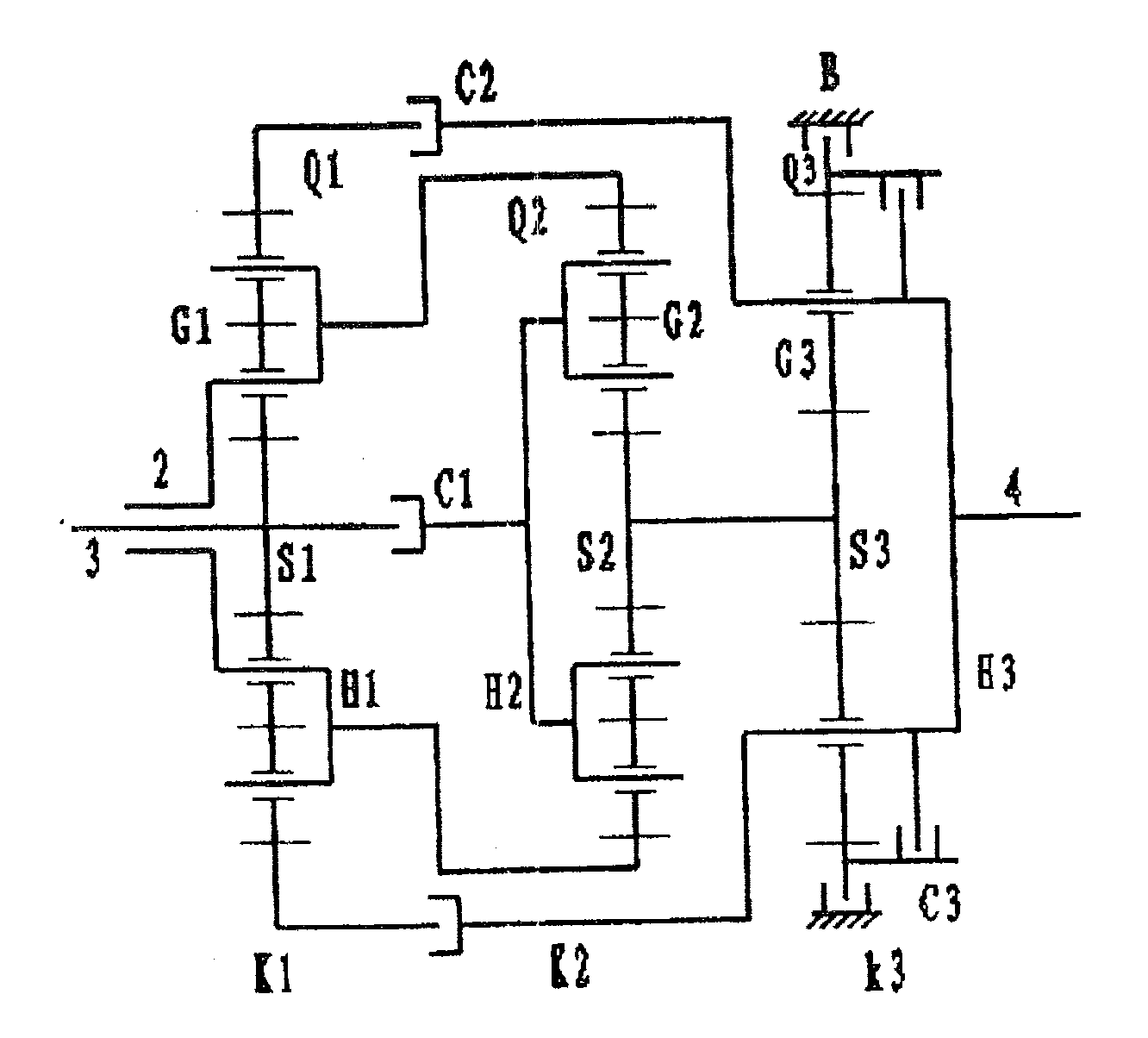 Electrical machinery planetary mechanism stepless gear system