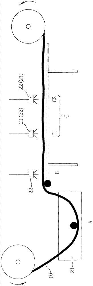 Film containing alginate membrane layer and manufacturing method thereof