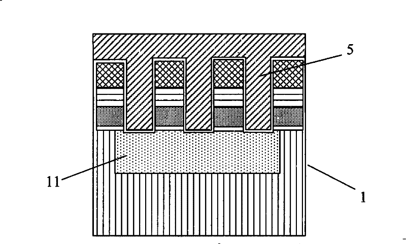 Ion doping method of memory cell in dram