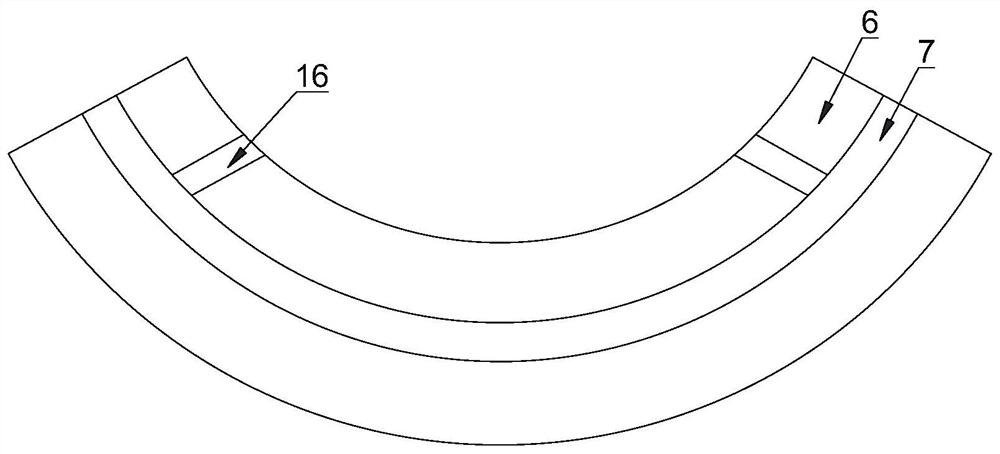 Piezoelectric conduit, prestressed tendon pre-tensioning bending device, and prestressed tendon pre-tensioning bending construction method