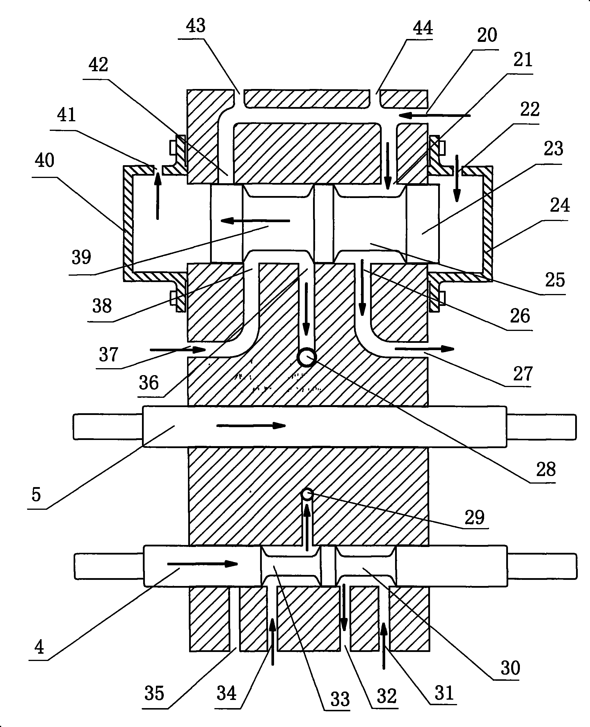 Fluid pump driven by compressed air