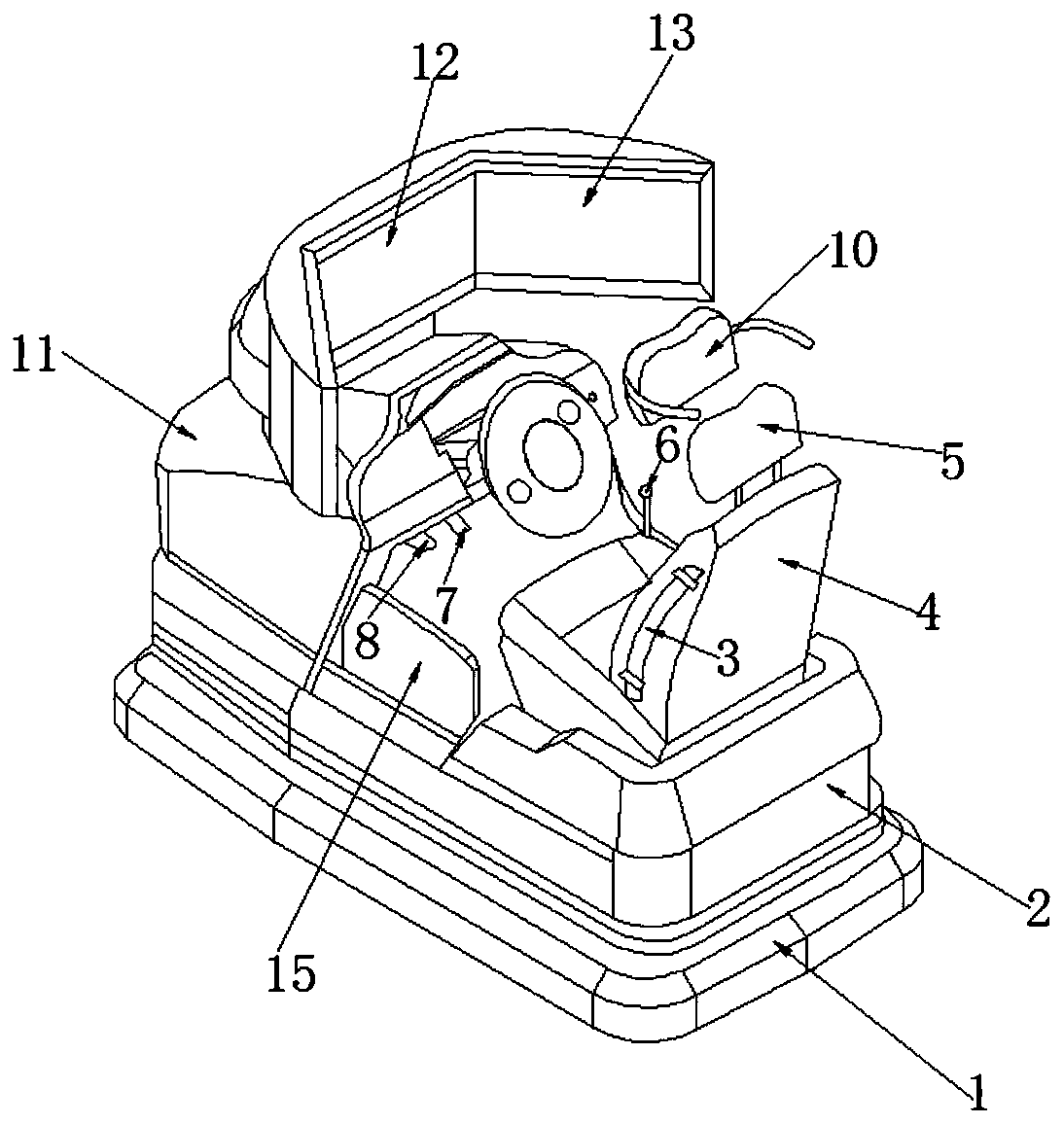 VR simulation cockpit