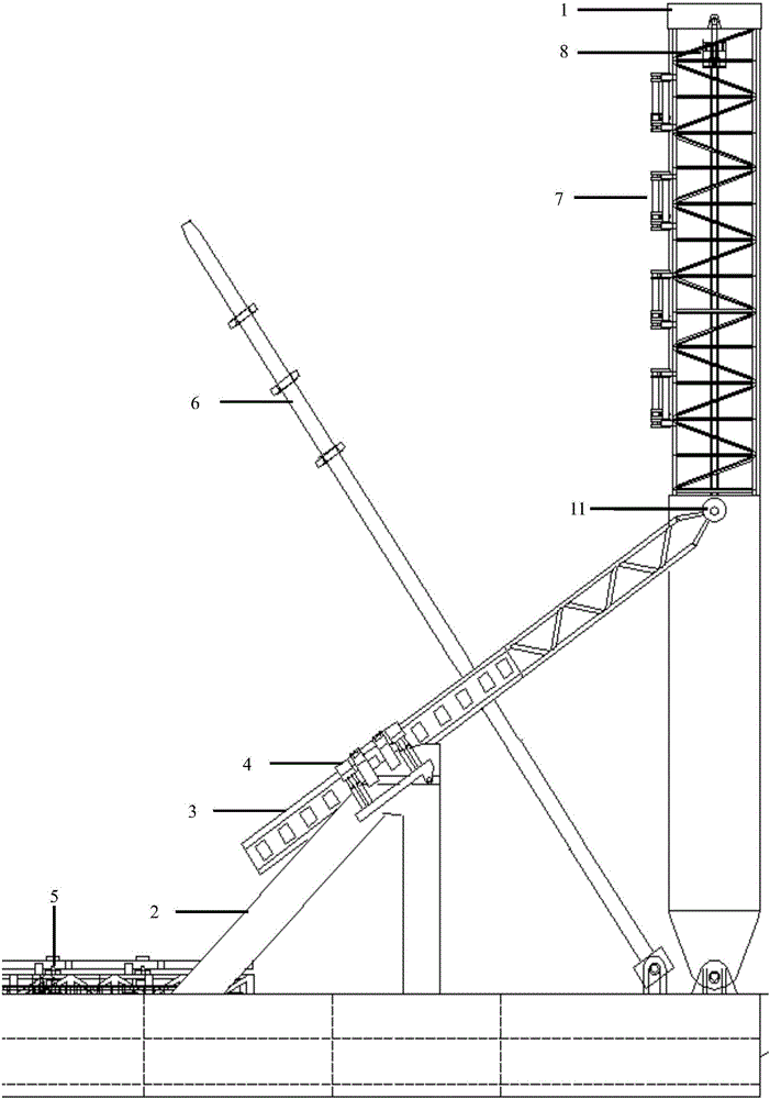 Deep-water quick J-type laying system