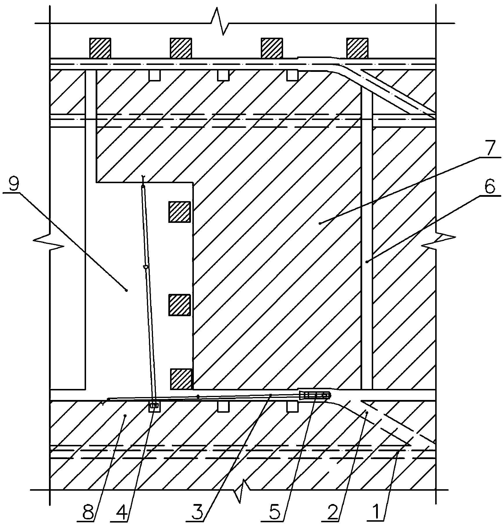 Mining method applicable to recovery of gentle-inclined/inclined thin ore body