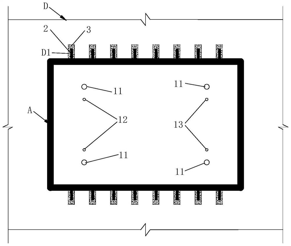 Prefabricated concrete pavement slab structure for rapid pavement repair and construction method thereof