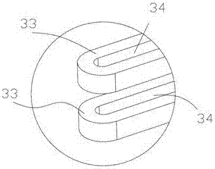 Yarn guiding and fixing device for twisting machine