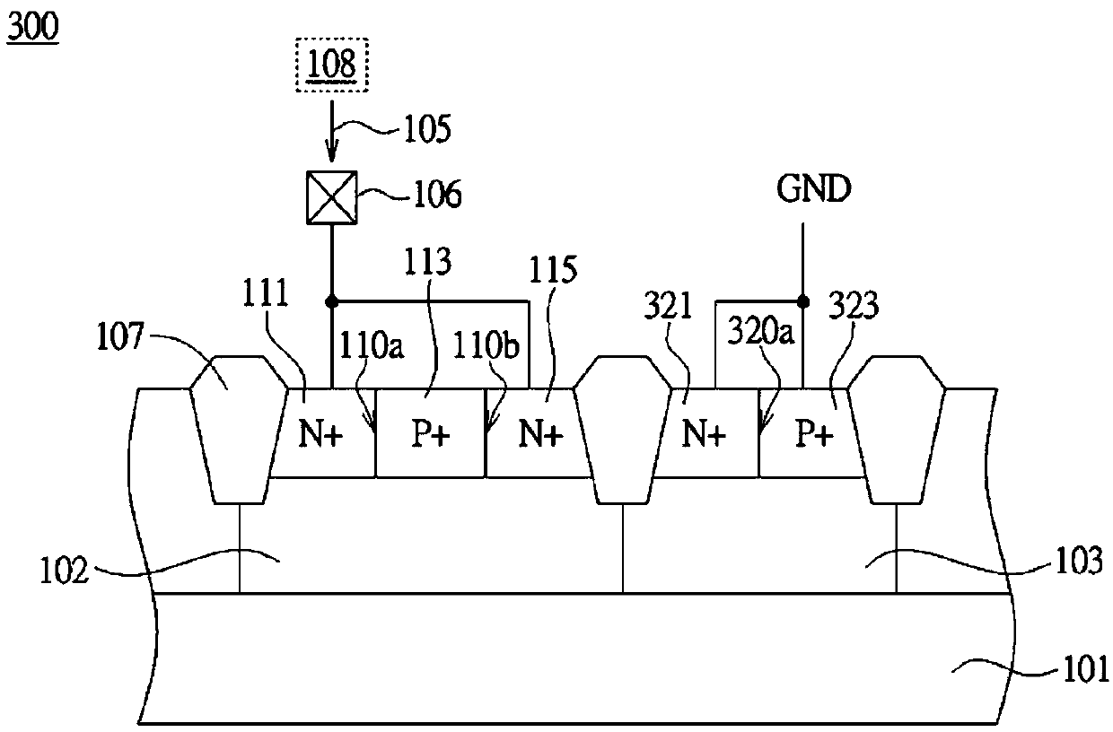 Electrostatic discharge protection device and operating method of same