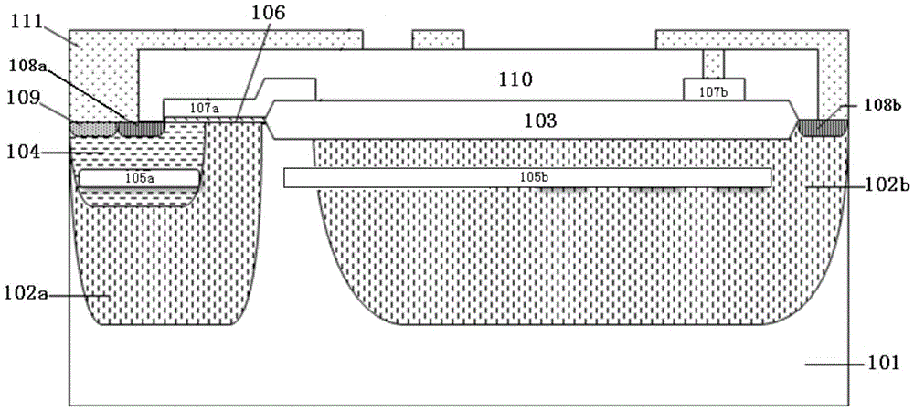 Isolation N-type laterally diffused metal oxide semiconductor (NLDMOS) device and manufacturing method thereof