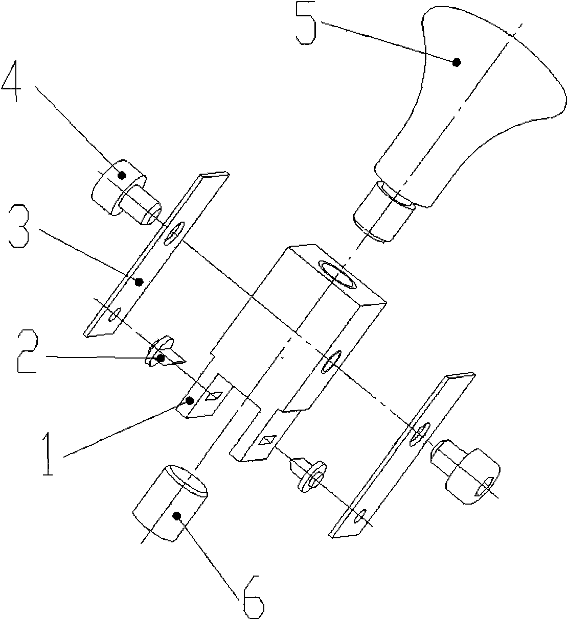 Plugging tool for dismounting MCX bent connector