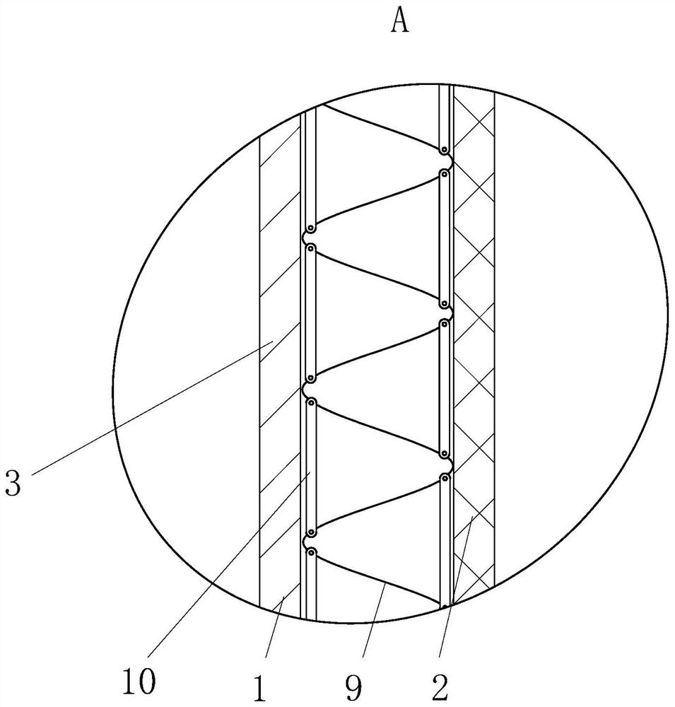 A heat-resistant plastic woven bag for food heating