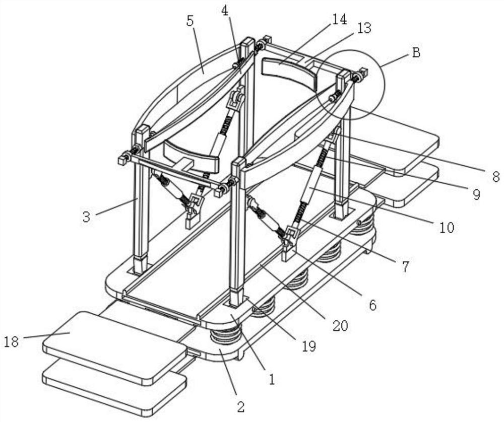 Health treatment device for auxiliary treatment of ankles