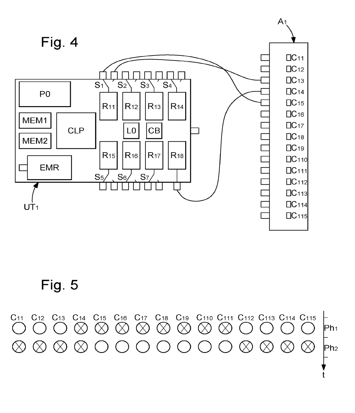 Method for the location of a beacon by angles of arrival