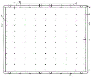 Line-shaped wall with modularized prefabricated thermal insulating load bearing wallboards