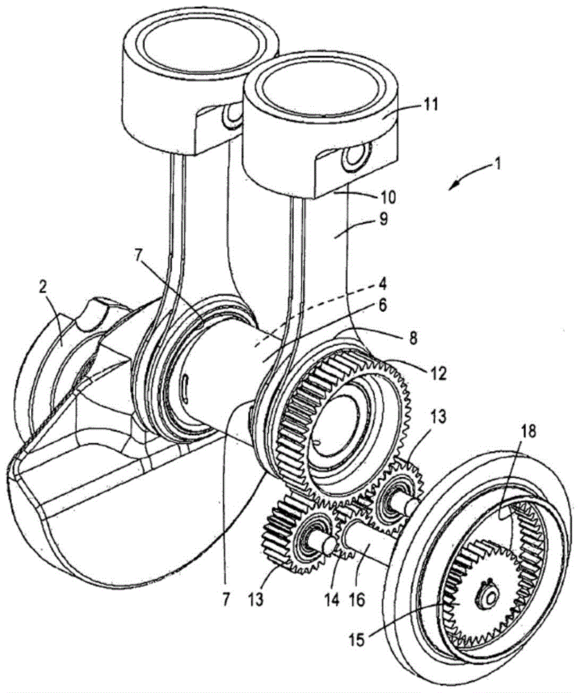 Compression ratio adjustable engine suitable for arbitrary crank overlap without destroying the crankshaft structure