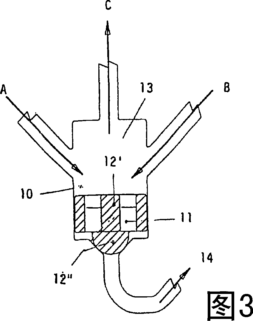 A system for the suction of a fluid, having the additional function of sucking another fluid