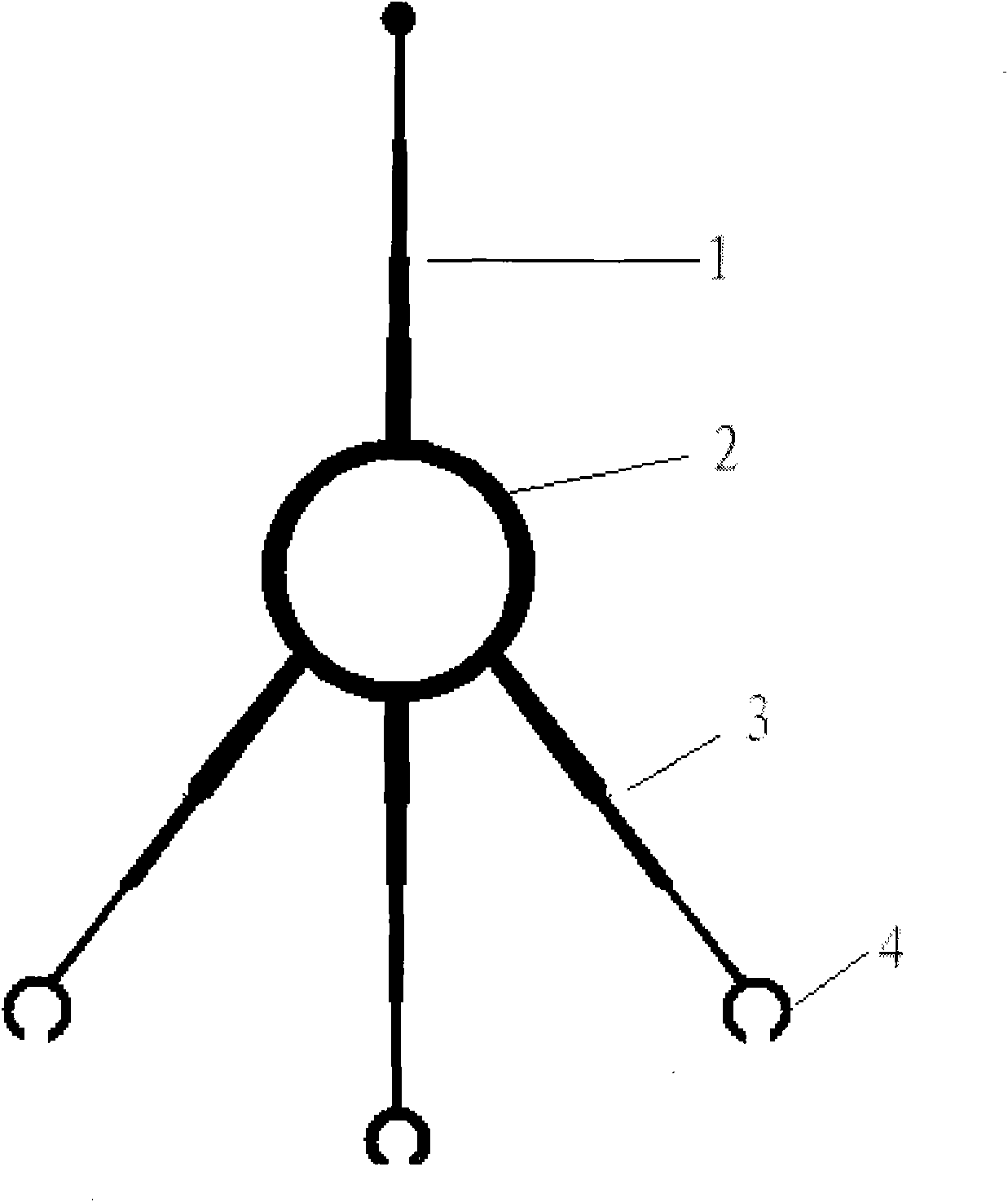 Finned tube with water-bearing channel