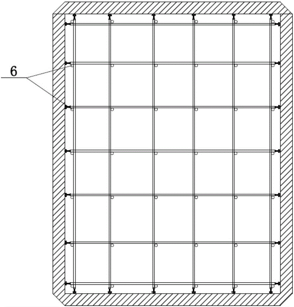 Tube structure roof panel construction method and hanger formwork system